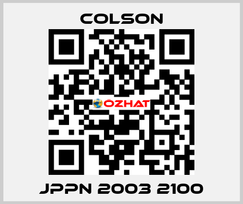 JPPN 2003 2100 Colson