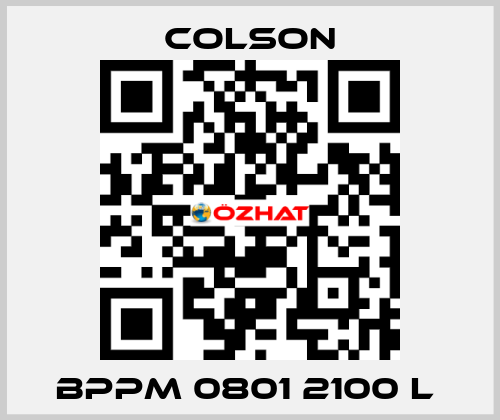 BPPM 0801 2100 L  Colson