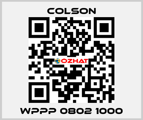 WPPP 0802 1000 Colson