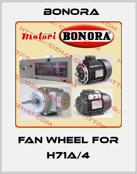 fan wheel for H71A/4 Bonora