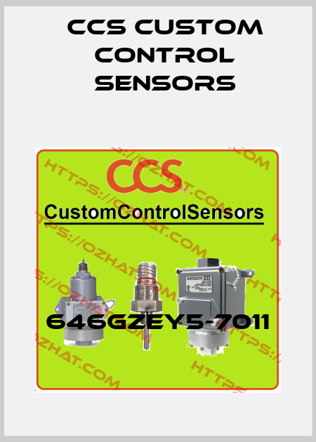 646GZEY5-7011 CCS Custom Control Sensors