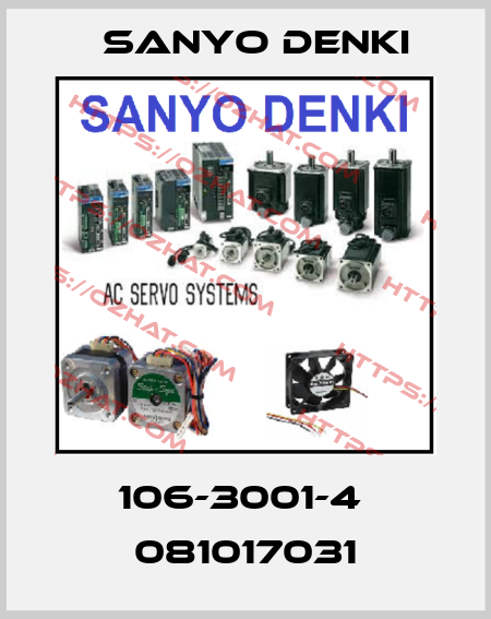106-3001-4  081017031 Sanyo Denki