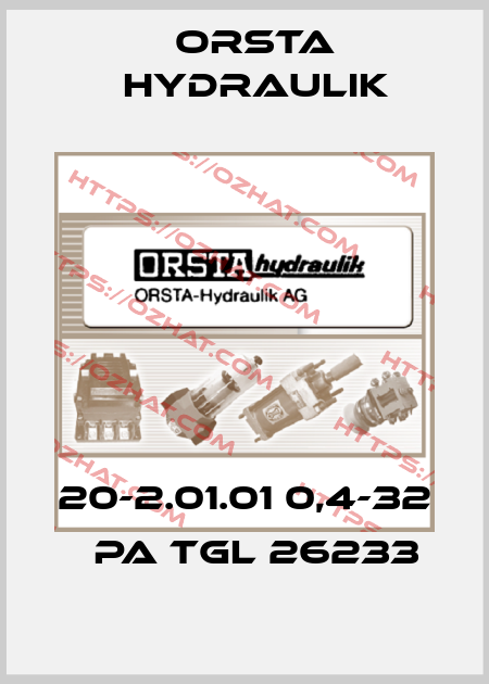 20-2.01.01 0,4-32 МPa TGL 26233 Orsta Hydraulik