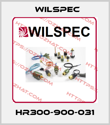 HR300-900-031 Wilspec