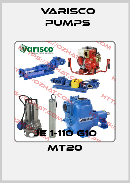 JE 1-110 G10 MT20 Varisco pumps