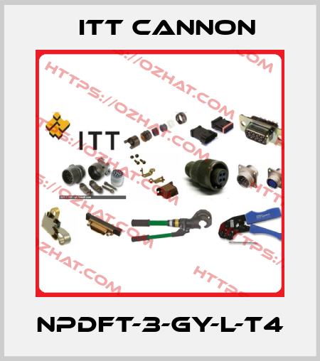 NPDFT-3-GY-L-T4 Itt Cannon