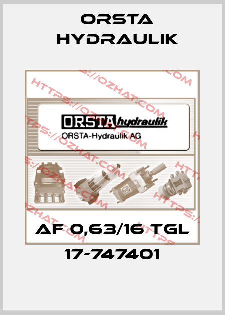 Af 0,63/16 TGL 17-747401 Orsta Hydraulik