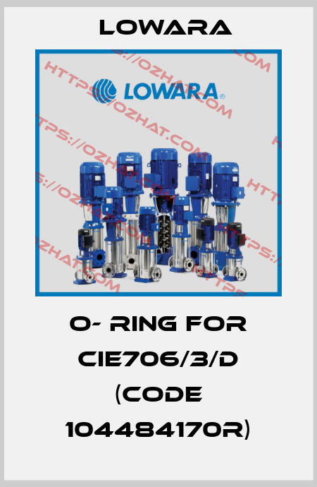 O- RING for CIE706/3/D (code 104484170R) Lowara