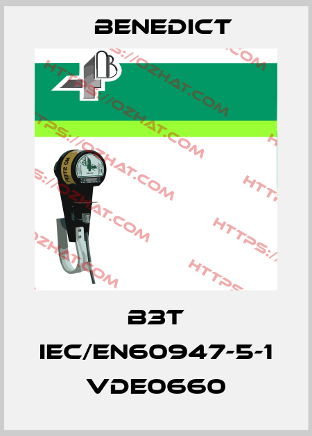 B3T IEC/EN60947-5-1 VDE0660 Benedict