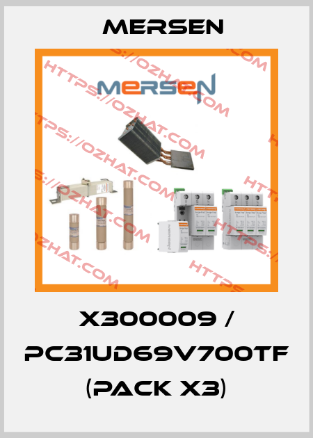 X300009 / PC31UD69V700TF (pack x3) Mersen