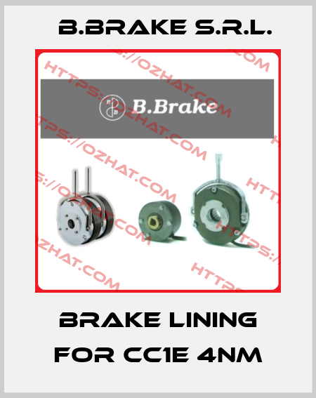brake lining for CC1E 4Nm B.Brake s.r.l.