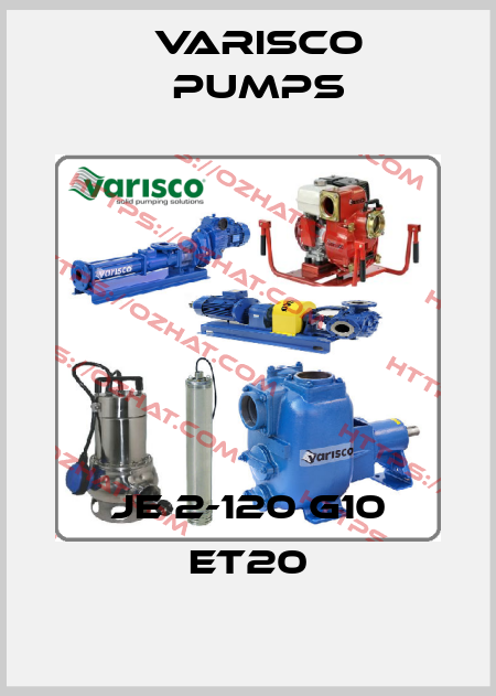 JE 2-120 G10 ET20 Varisco pumps