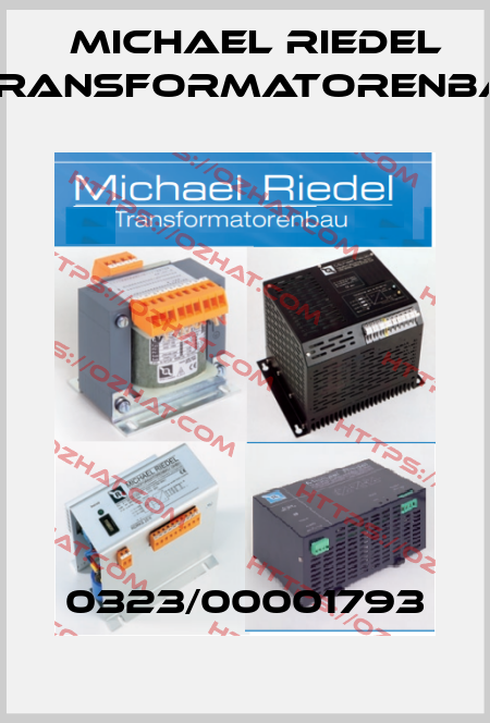 0323/00001793 Michael Riedel Transformatorenbau