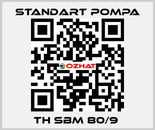 TH SBM 80/9  STANDART POMPA