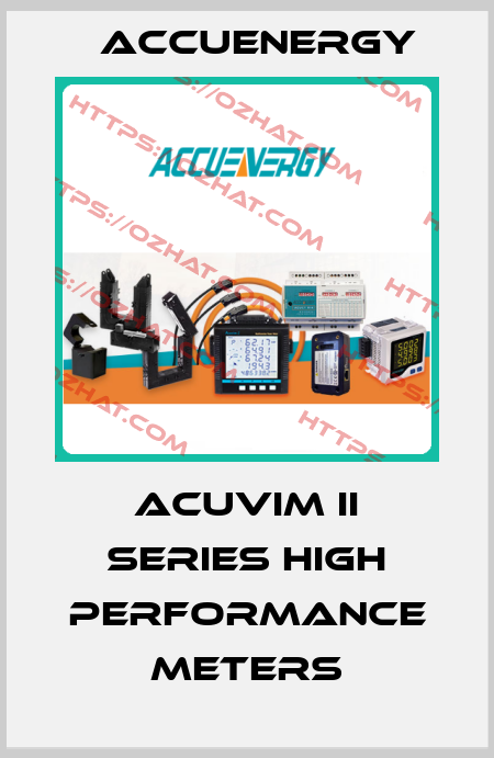 Acuvim II Series High Performance Meters Accuenergy