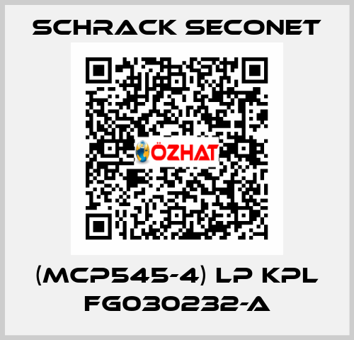 (MCP545-4) LP KPL FG030232-A Schrack Seconet