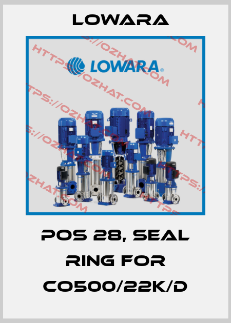 Pos 28, seal ring for CO500/22K/D Lowara