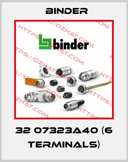 32 07323A40 (6 terminals) Binder