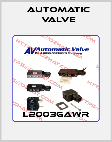 L2003GAWR Automatic Valve