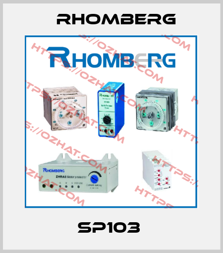 SP103  Rhomberg