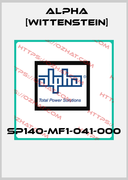 SP140-MF1-041-000  Alpha [Wittenstein]