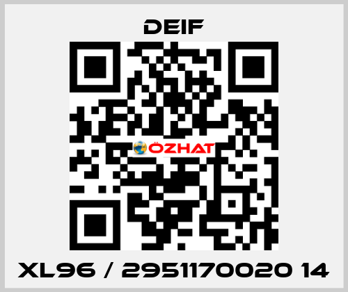 XL96 / 2951170020 14 Deif