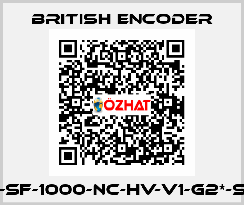 15T-04-SF-1000-NC-HV-V1-G2*-ST-IP50 British Encoder
