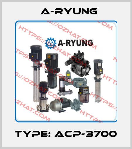 Type: ACP-3700 A-Ryung