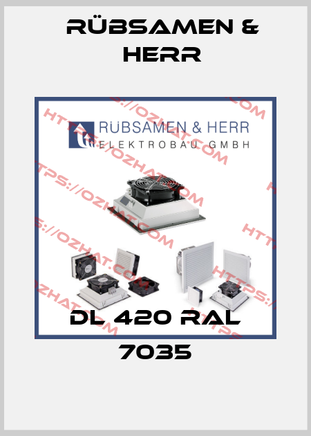 DL 420 RAL 7035 Rübsamen & Herr