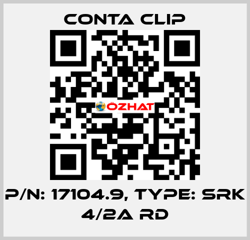 P/N: 17104.9, Type: SRK 4/2A RD Conta Clip