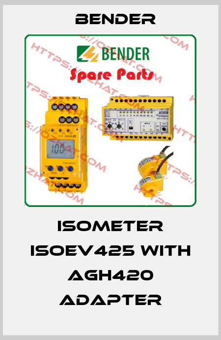 ISOMETER isoEV425 with AGH420 adapter Bender