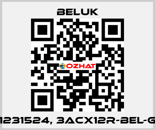 1231524, 3ACX12R-BEL-G Beluk