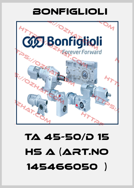TA 45-50/D 15 hs a (Art.No 145466050А) Bonfiglioli