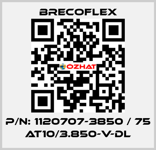 P/N: 1120707-3850 / 75 AT10/3.850-V-DL Brecoflex