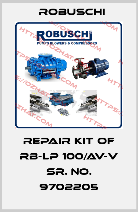 REPAIR KIT OF RB-LP 100/AV-V SR. NO. 9702205 Robuschi