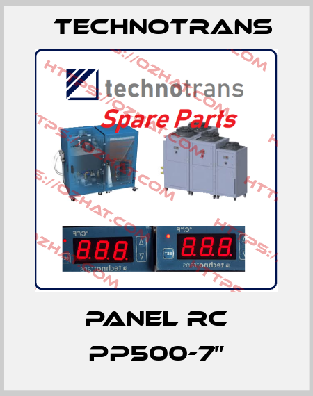 Panel RC PP500-7” Technotrans