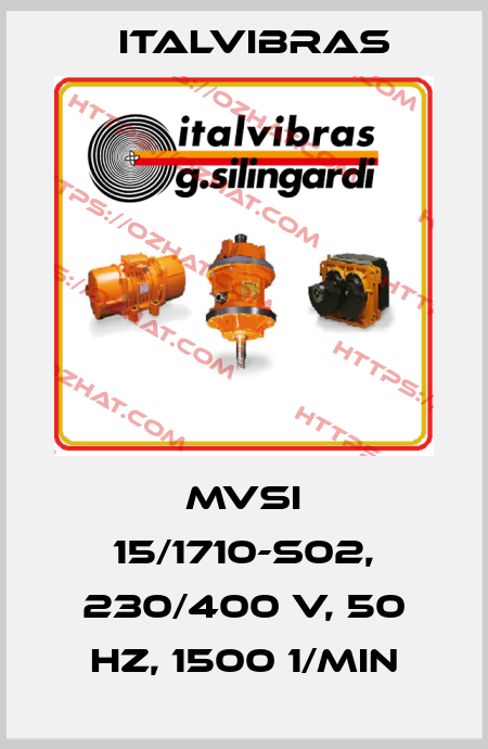 MVSI 15/1710-S02, 230/400 V, 50 Hz, 1500 1/min Italvibras