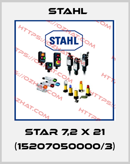 STAR 7,2 x 21 (15207050000/3) Stahl