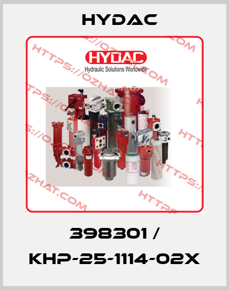 398301 / KHP-25-1114-02X Hydac