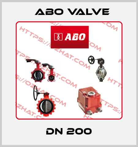 DN 200 ABO Valve