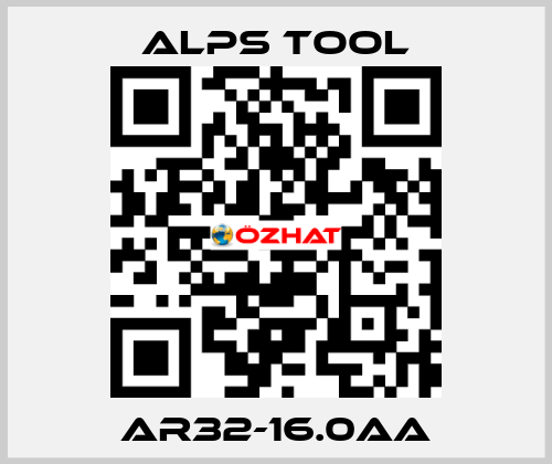 AR32-16.0AA ALPS TOOL