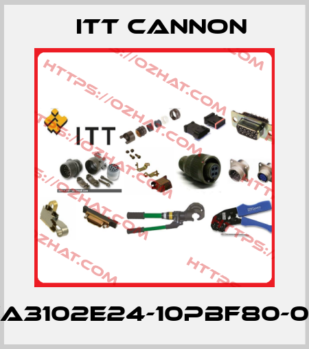 CA3102E24-10PBF80-05 Itt Cannon