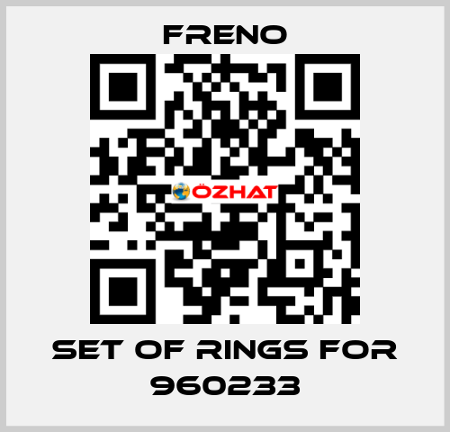Set of rings for 960233 Freno