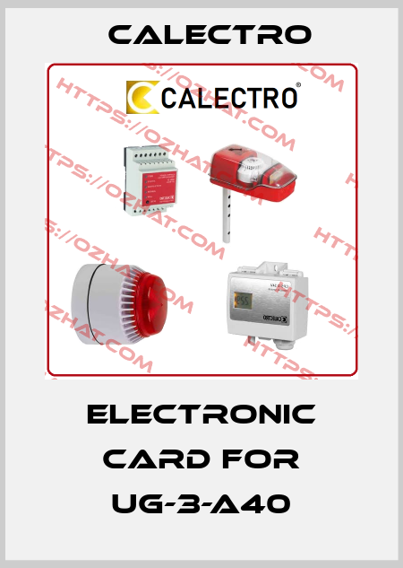 electronic card for UG-3-A40 Calectro