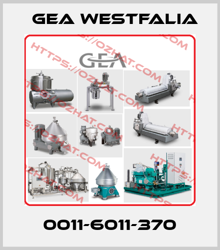 0011-6011-370 Gea Westfalia