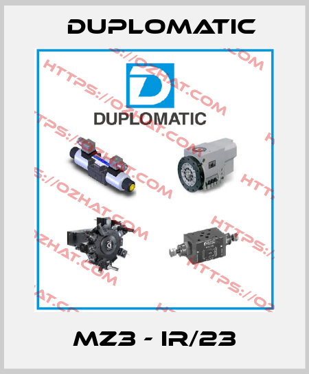 MZ3 - IR/23 Duplomatic