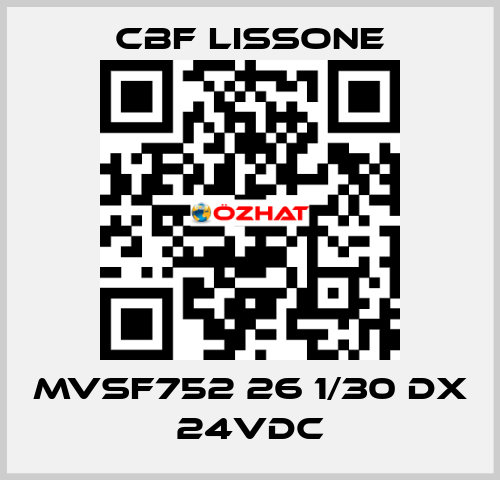 MVSF752 26 1/30 DX 24VDC CBF LISSONE