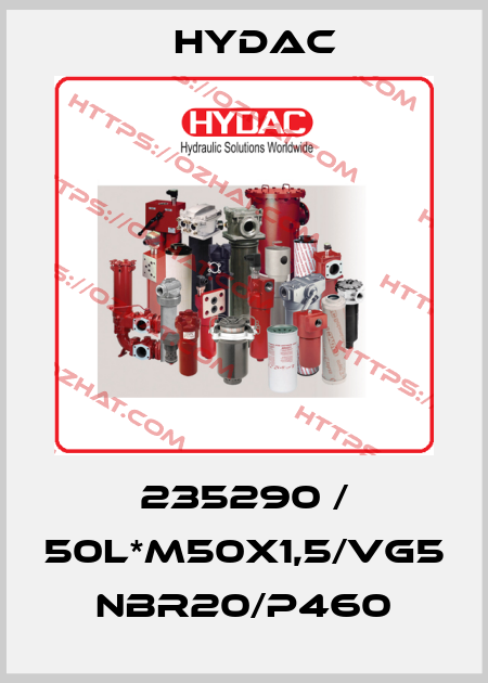 235290 / 50L*M50x1,5/VG5 NBR20/P460 Hydac