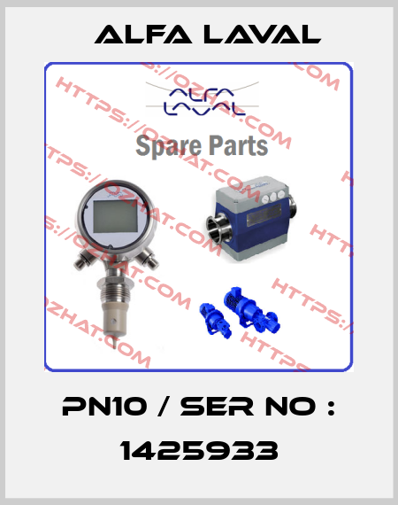 PN10 / Ser no : 1425933 Alfa Laval