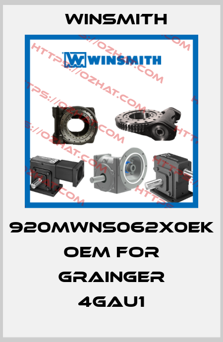 920MWNS062X0EK OEM for Grainger 4GAU1 Winsmith